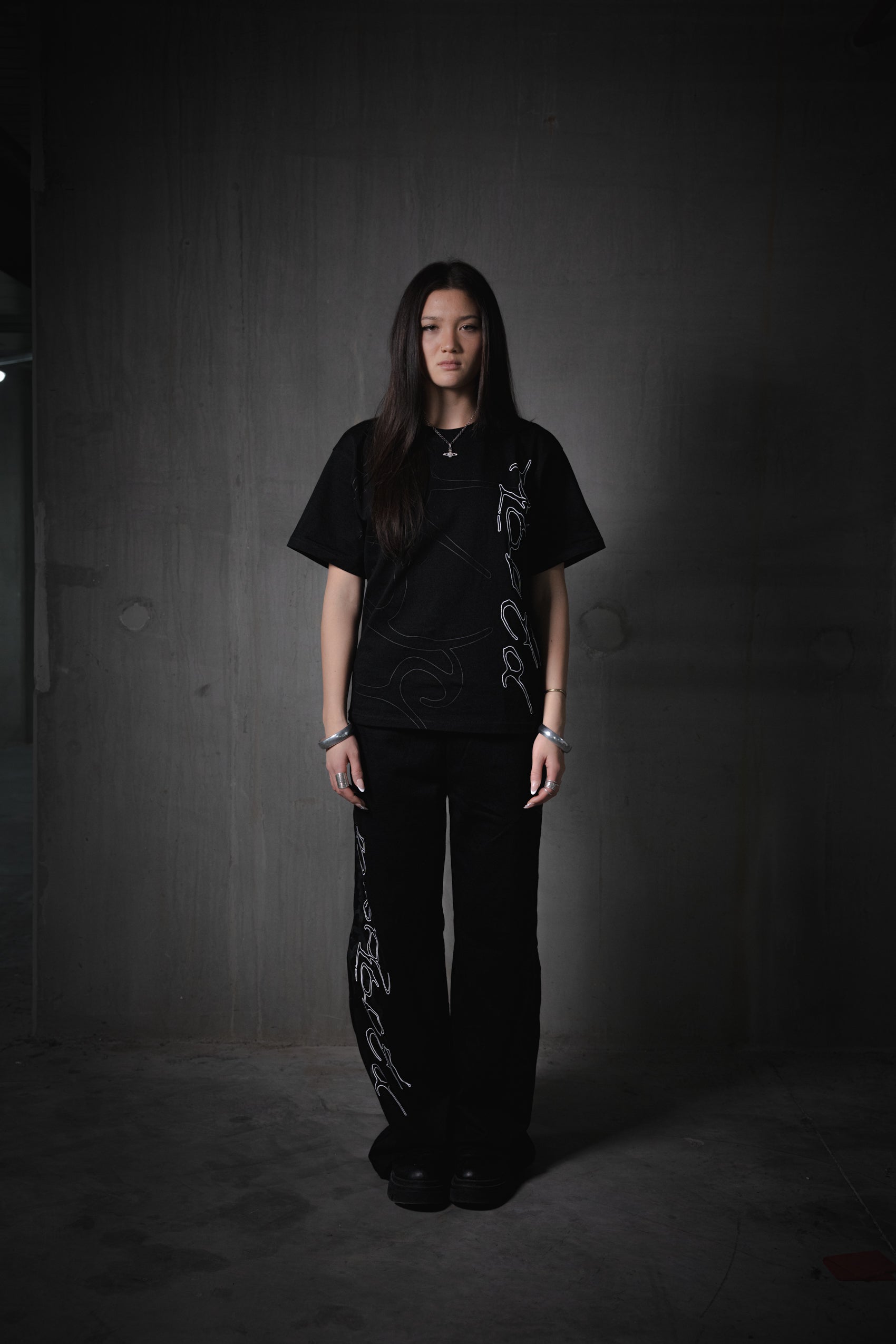 Black Flow Sweatpants