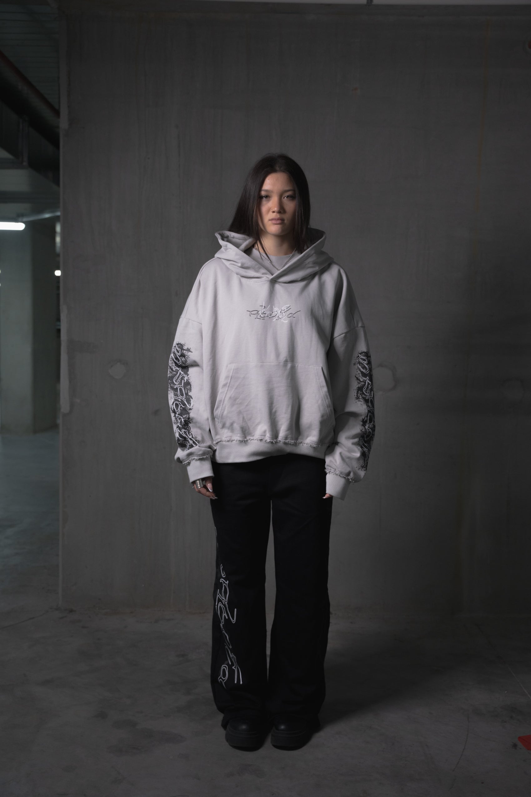 Grey Narsil Hoodie
