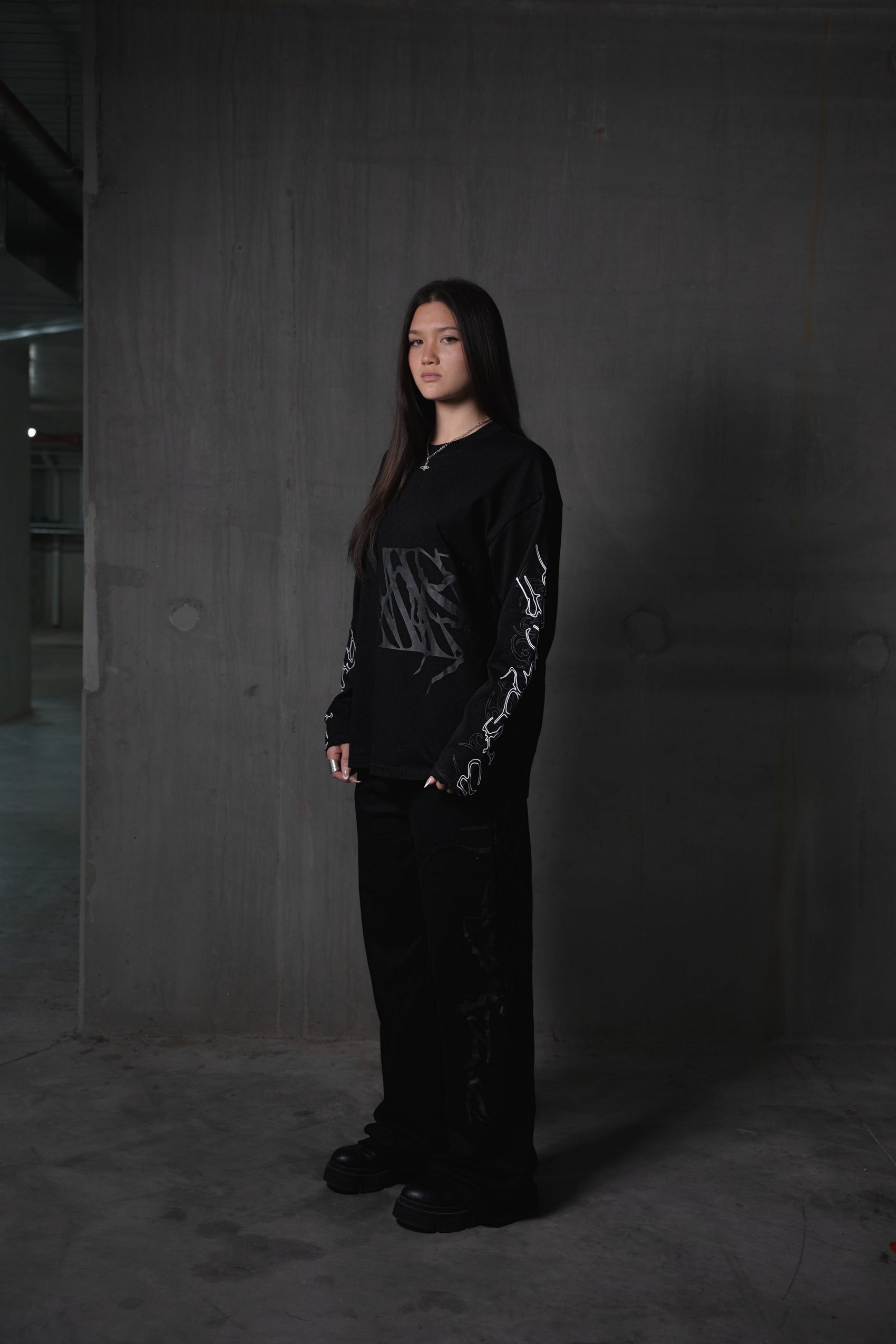 Black Crucifix Longsleeve