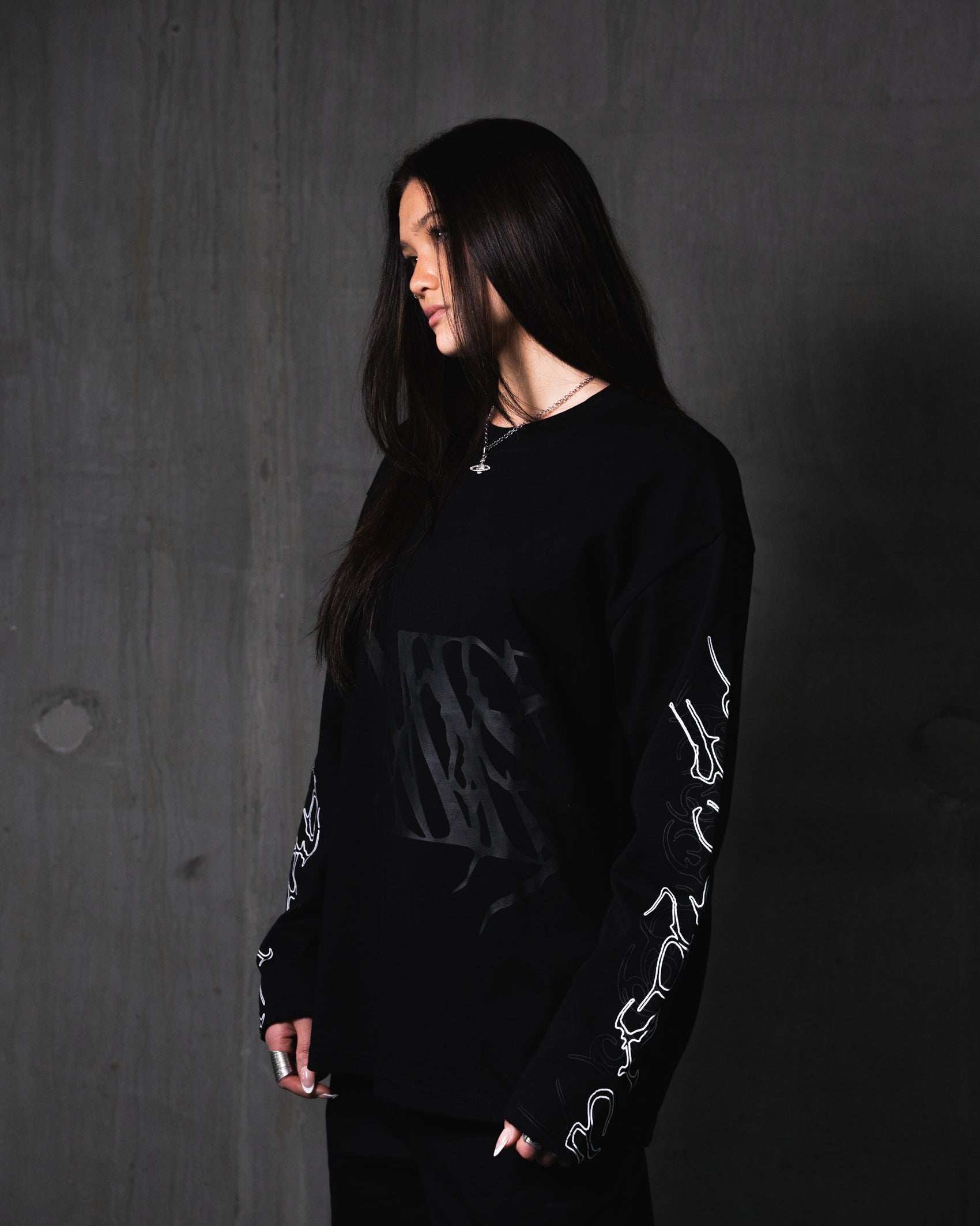 Black Crucifix Longsleeve
