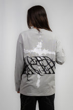 Grey Crucifix Longsleeve