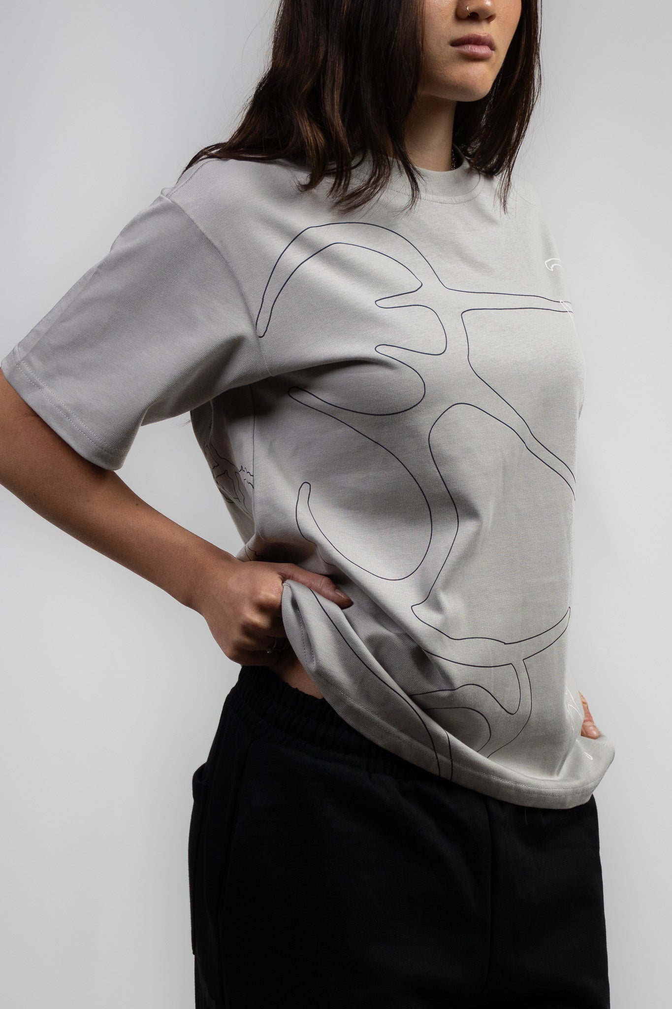 Grey Wound Tee