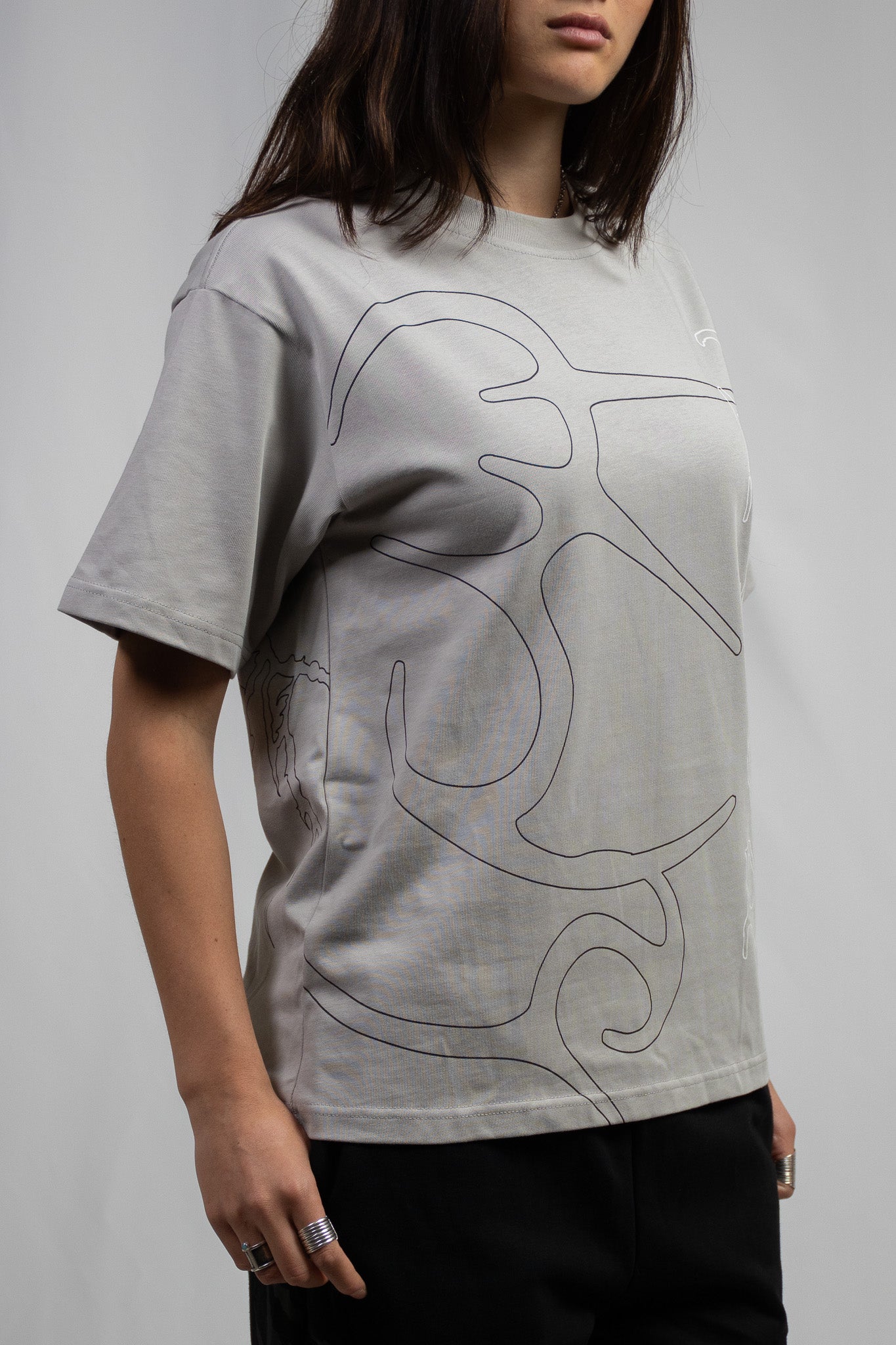 Grey Wound Tee
