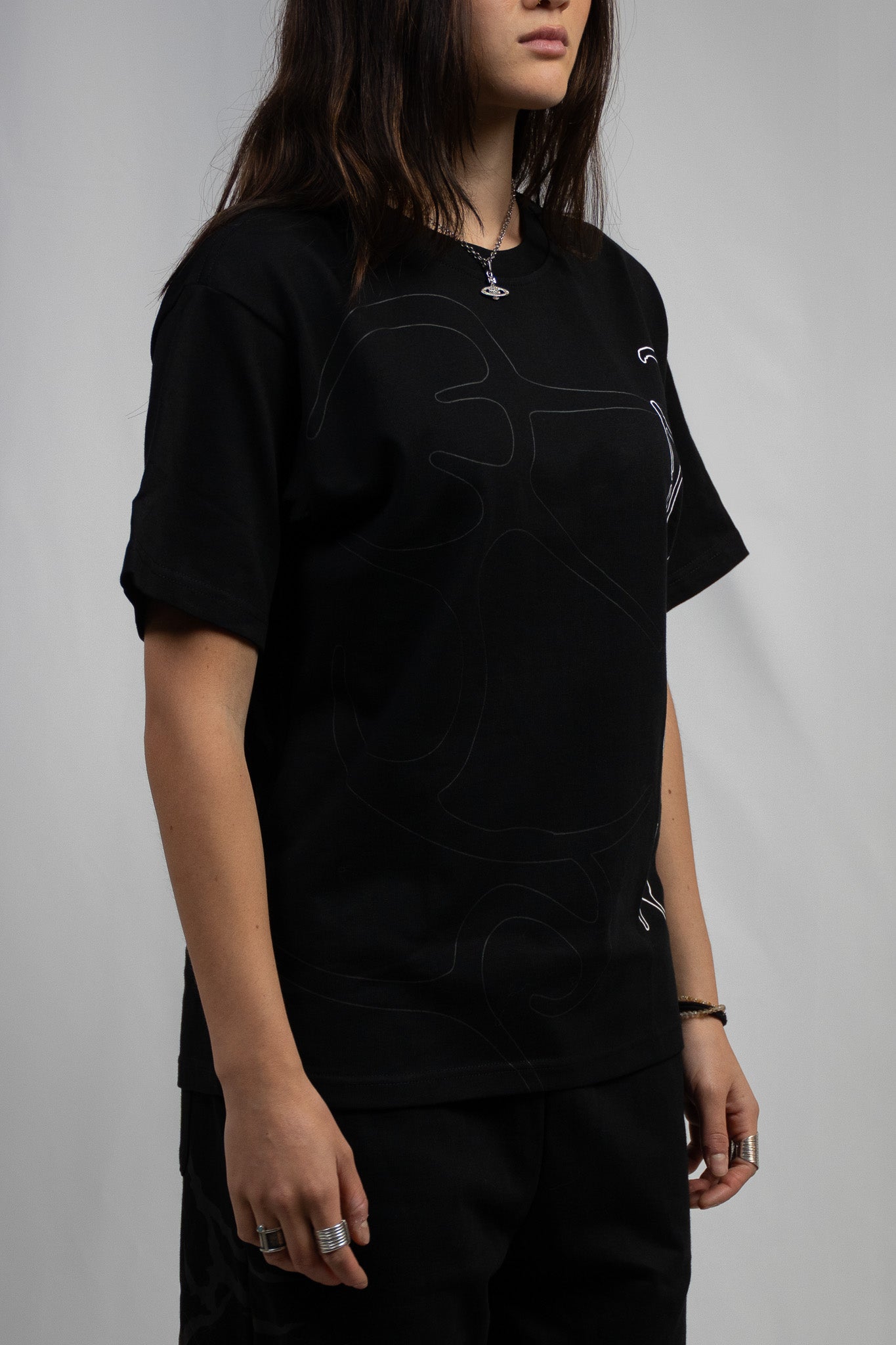 Black Wound Tee