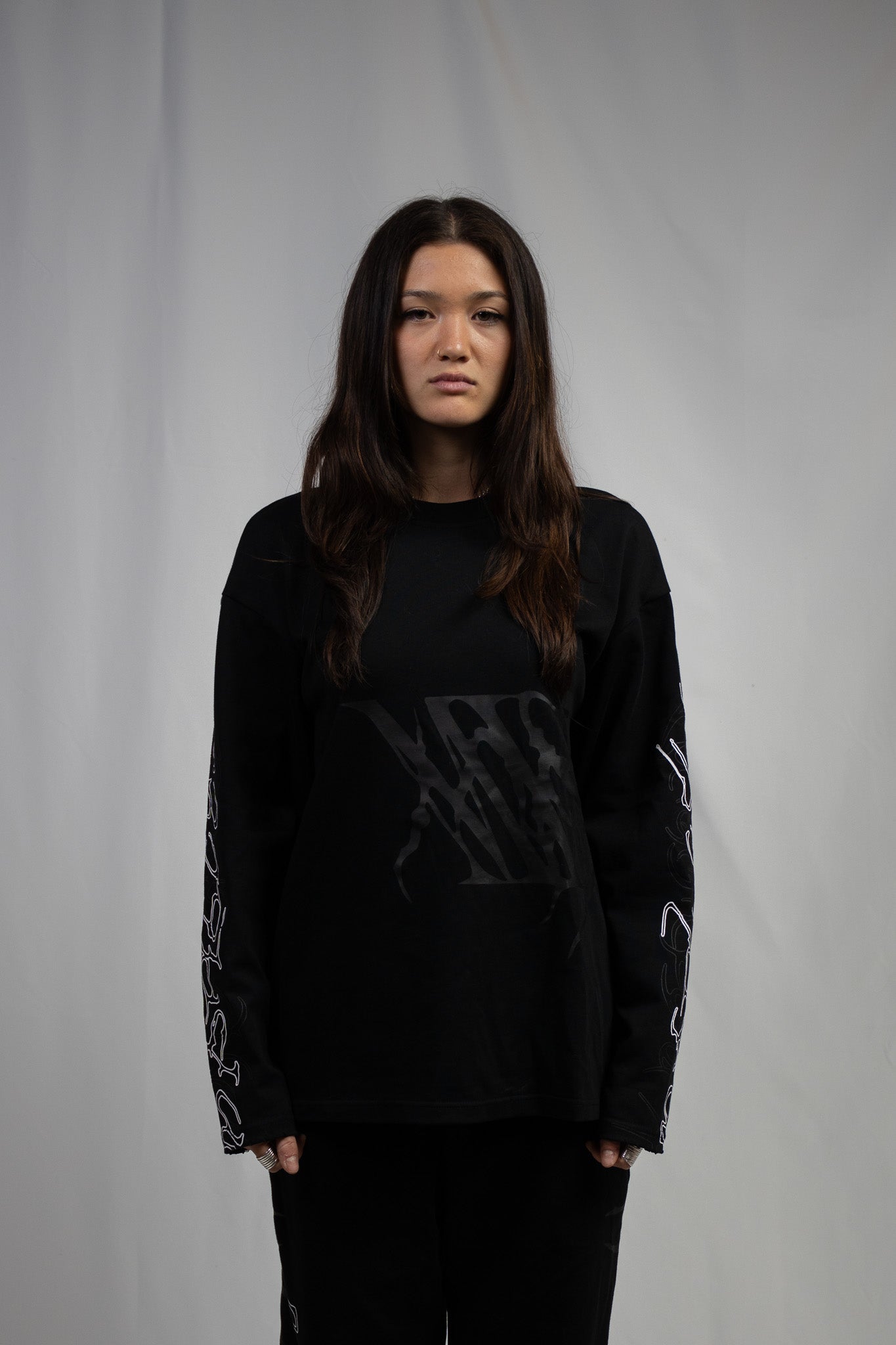 Black Crucifix Longsleeve