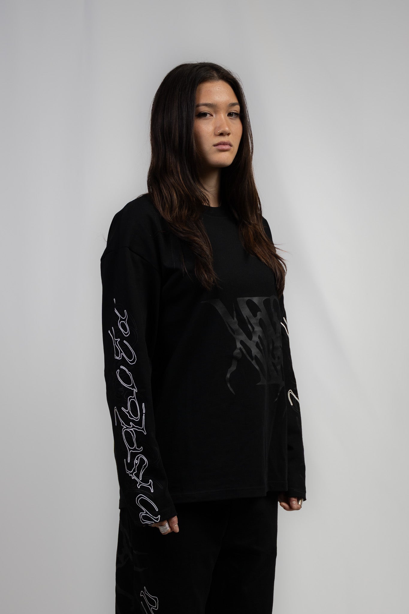 Black Crucifix Longsleeve