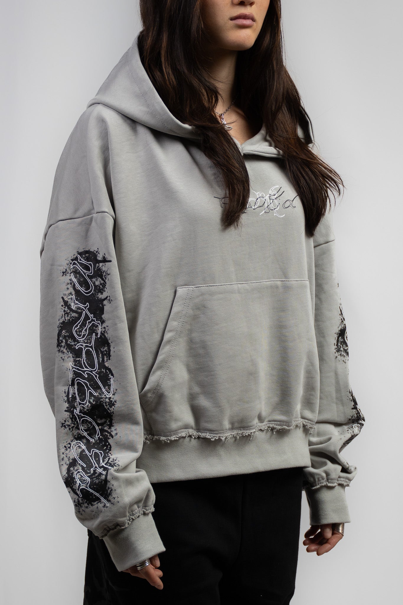 Grey Narsil Hoodie