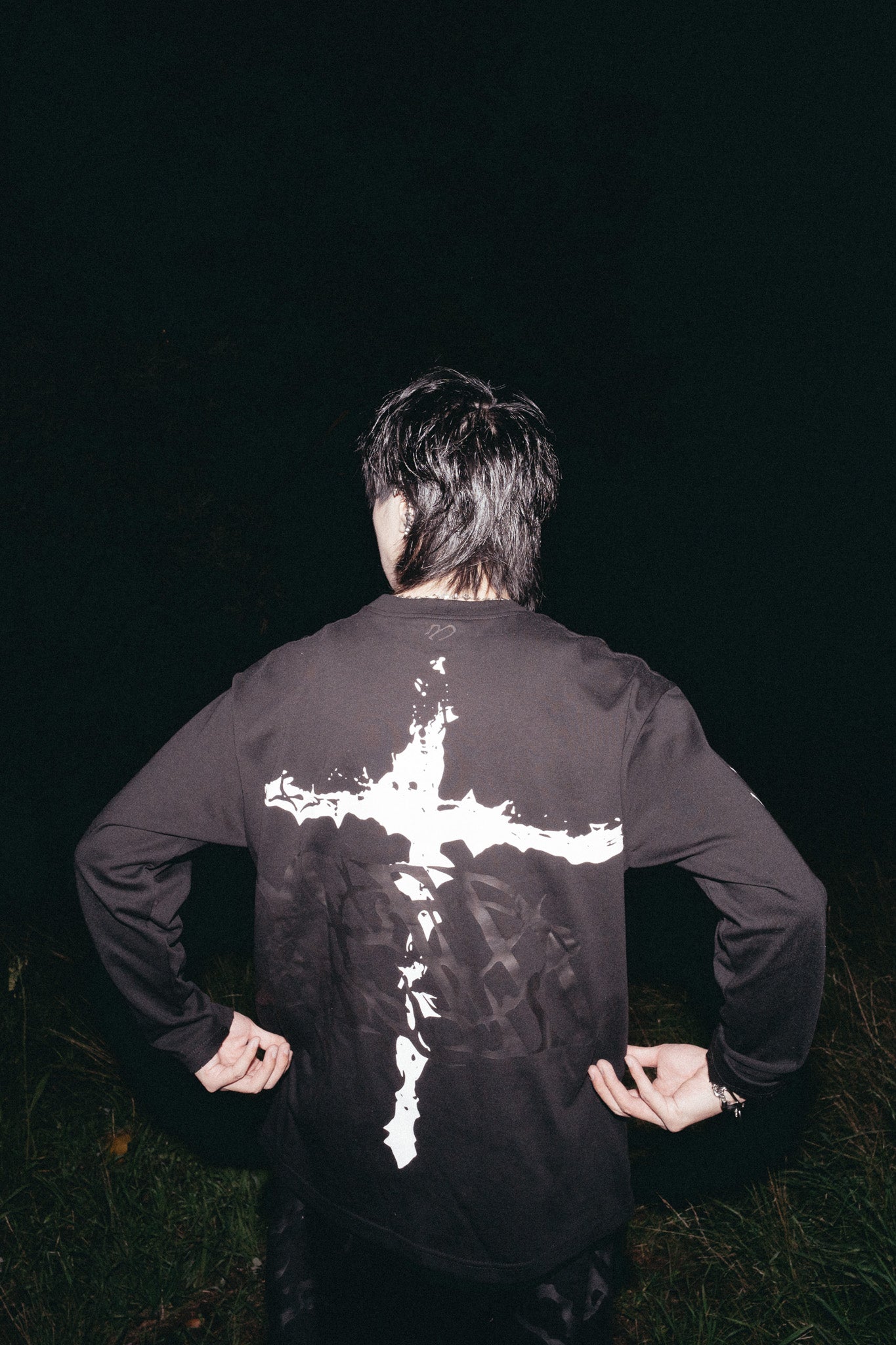 Black Crucifix Longsleeve
