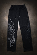 Black Flow Sweatpants
