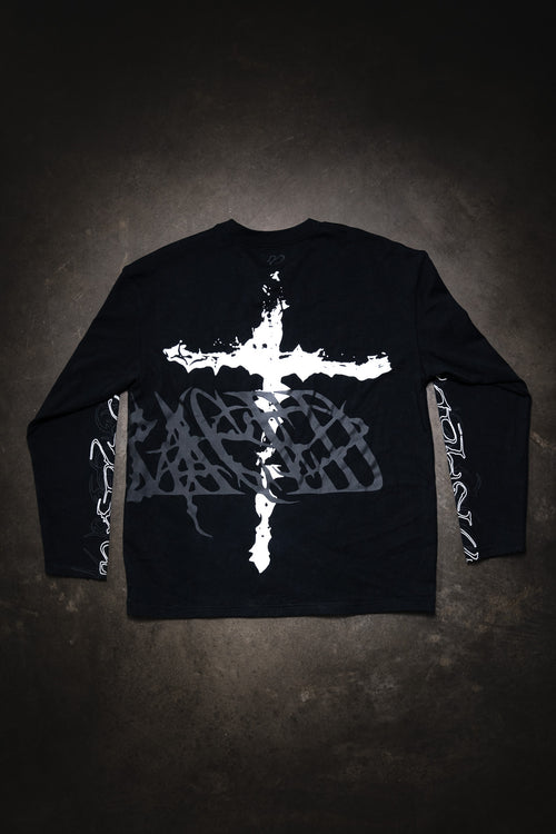 Black Crucifix Longsleeve
